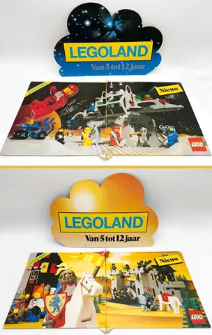 Display Sign Hanging, LEGOLAND Classic Space / Castle (Dutch)