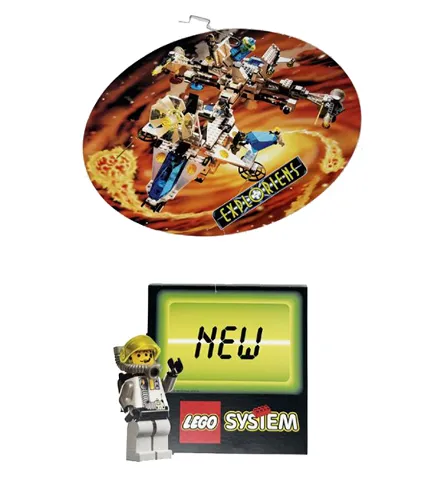 Display Sign Hanging, Exploriens (English)