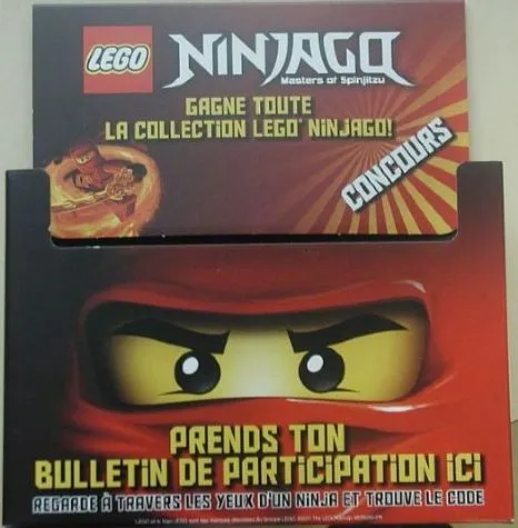 Display Shelf Stand for NINJAGO Mini Comic Books, Cardboard (4639050-FR)