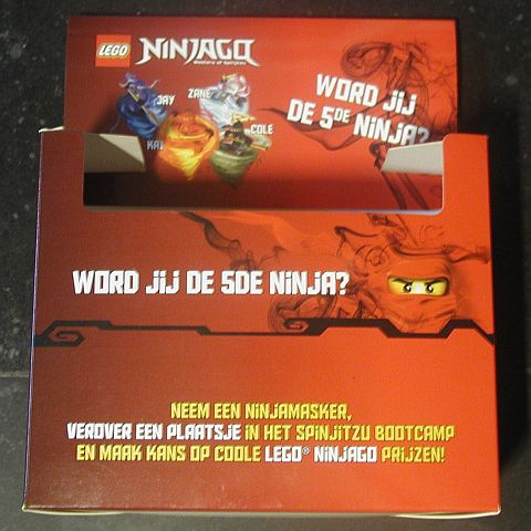 Display Shelf Stand for Ninjago Masks, Cardboard