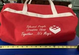 Duffle Bag, Red - Talented People Creative Ideas Together....It's Magic