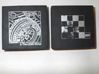 Eraser, Tire and Checkered Pattern