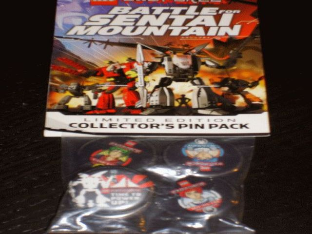 Pin, Exo-Force Battle for Sentai Mountain Set of Five, Comic-Con Exclusive 2006