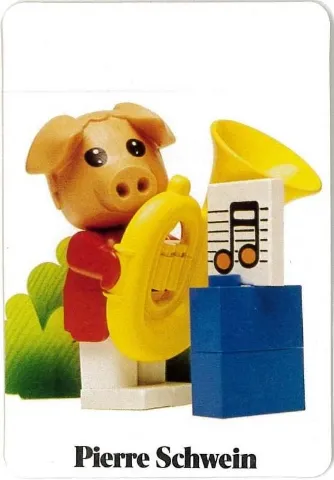 Fabuland Memory Game Card # 3 - Pierre Schwein