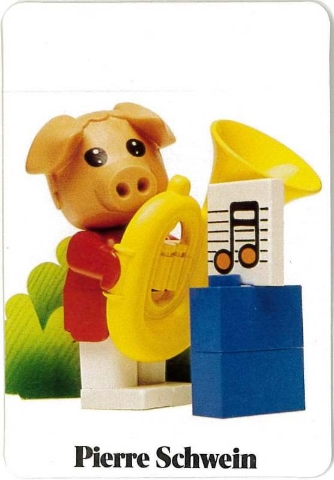 Fabuland Memory Game Card # 3 - Pierre Schwein