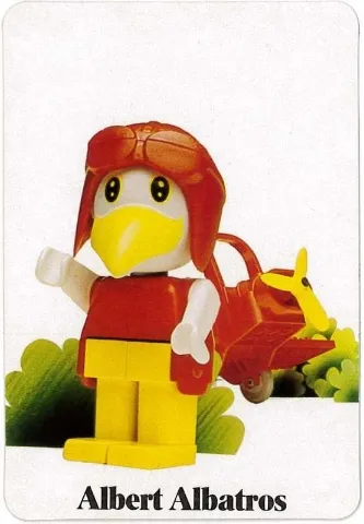 Fabuland Memory Game Card # 4 - Albert Albatros