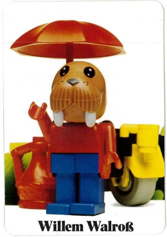 Fabuland Memory Game Card # 6 - Willem Walroß