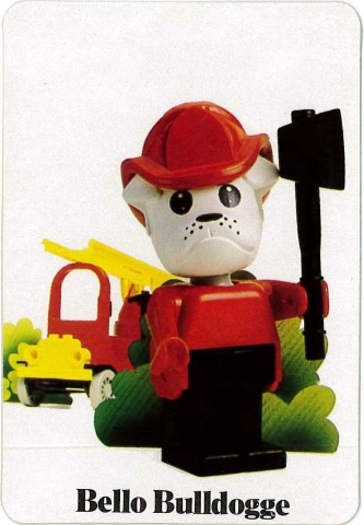 Fabuland Memory Game Card # 7 - Bello Bulldogge