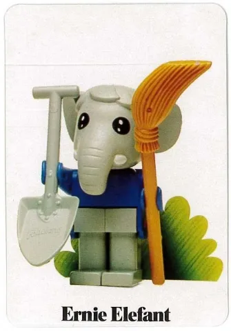 Fabuland Memory Game Card # 8 - Ernie Elefant