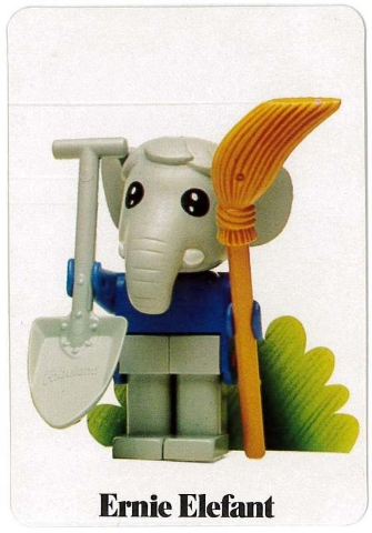 Fabuland Memory Game Card # 8 - Ernie Elefant