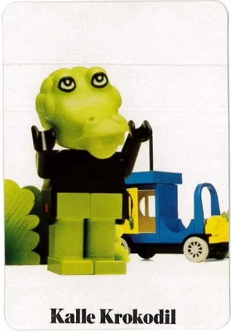 Fabuland Memory Game Card # 9 - Kalle Krokodil