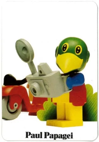 Fabuland Memory Game Card #10 - Paul Papagei