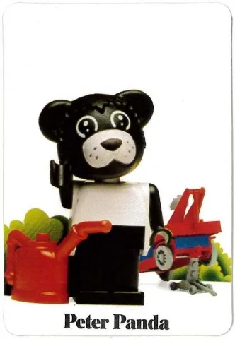 Fabuland Memory Game Card #12 - Peter Panda