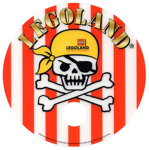 Hand Fan - LEGOLAND Japan, Skull and Crossbones with Yellow Bandana