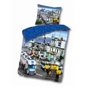 Bedding, Duvet Cover and Pillowcases (180 x 210cm) - City Police