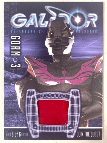 Galidor Trading Card, Series 1 - #3 Gorm