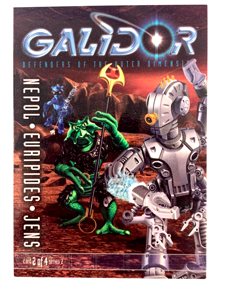 Galidor Trading Card, Series 2 - #2 Nepol - Euripides - Jens