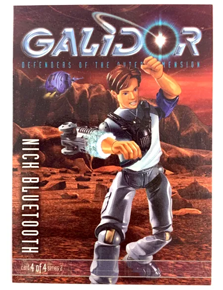 Galidor Trading Card, Series 2 - #4 Nick Bluetooth