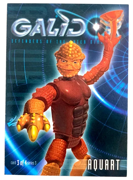 Galidor Trading Card, Series 3 - #3 Aquart