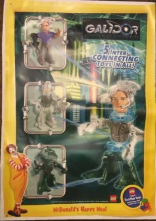 Galidor Poster - Defenders of the Outer Dimension, McDonald's Series with Ronald McDonald