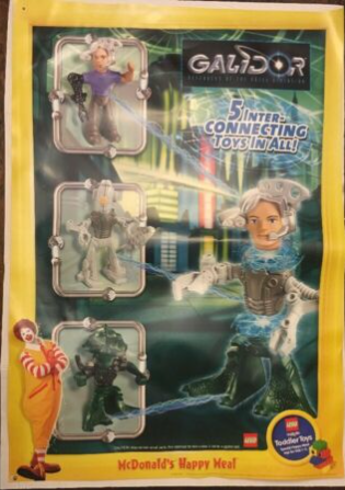 Galidor Poster - Defenders of the Outer Dimension, McDonald's Series with Ronald McDonald