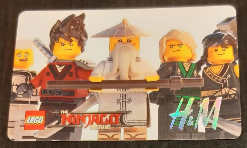 Gift Card H&M The LEGO NINJAGO Movie