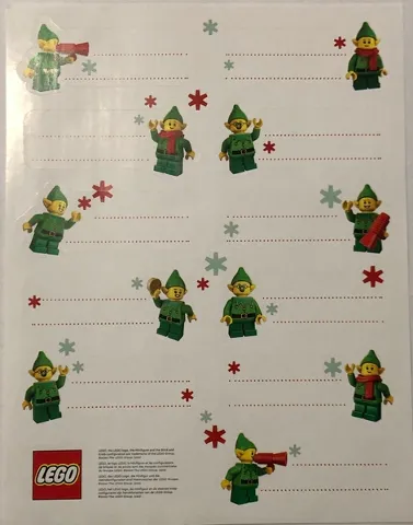 Gift Tags, Christmas Gift Tag Stickers - Elves