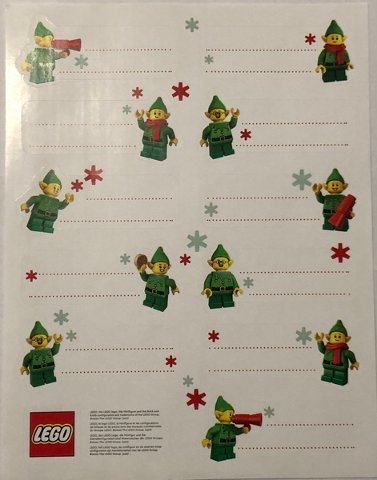 Gift Tags, Christmas Gift Tag Stickers - Elves