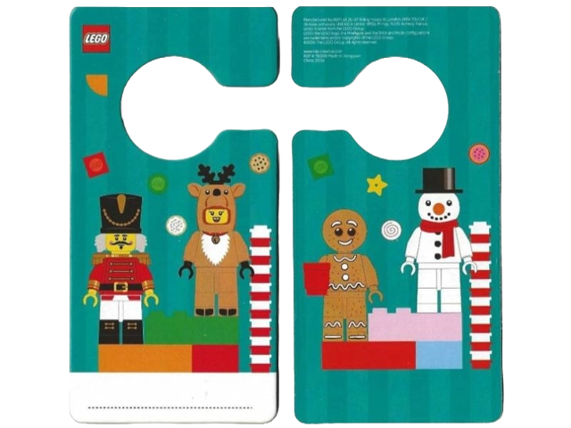 Door Hanger (Cardboard) Double-Sided - Nutcracker, Reindeer Costume / Gingerbread Man, Snowman