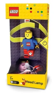 Head Lamp, Minifigure LED Headlamp Torch - Blue Torso