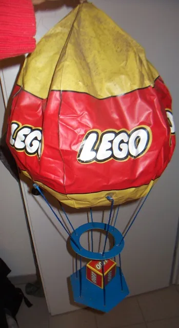 Display Balloon, Inflatable Hot Air Balloon with LEGO Logo Pattern, thick-skin plastic
