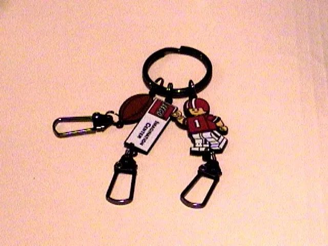 Imagination Center Key Chain Male player with Football (Not Soccer)