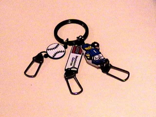 Imagination Center Key Chain Male player with Baseball