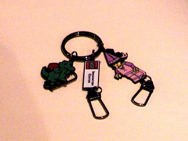 Imagination Center Key Chain Princess with Dragon