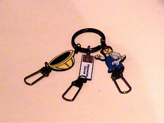 Imagination Center Key Chain Female worker with Construction helmet