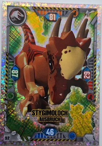Jurassic World Trading Card Game (German) Series 1 - # 52 Stygimoloch Ausbruch