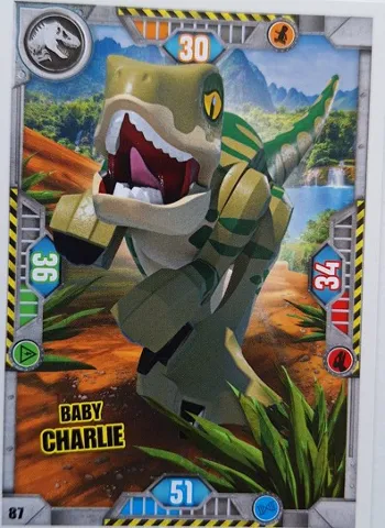 Jurassic World Trading Card Game (German) Series 1 - # 87 Baby Charlie