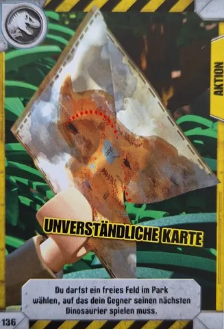 Jurassic World Trading Card Game (German) Series 1 - # 136 Unverständliche Karte