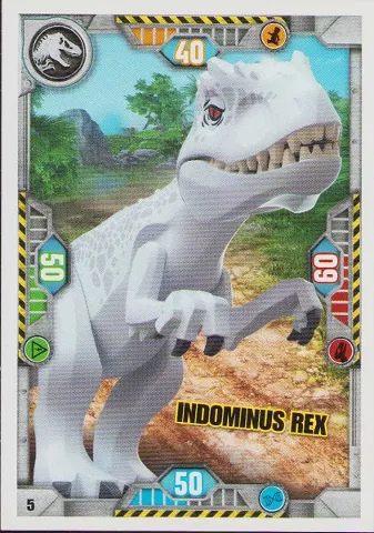Jurassic World Trading Card Game (French) Series 1 - # 5 Indominus rex