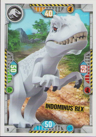 Jurassic World Trading Card Game (French) Series 1 - # 5 Indominus rex