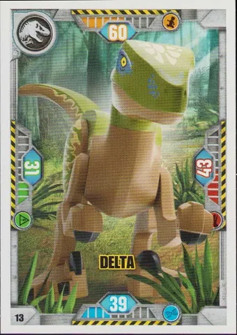 Jurassic World Trading Card Game (French) Series 1 - # 13 Delta