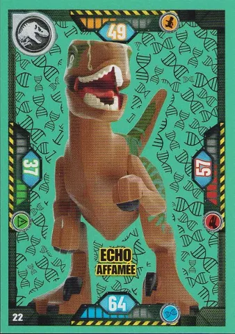 Jurassic World Trading Card Game (French) Series 1 - # 22 Echo Affamée