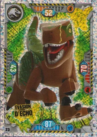 Jurassic World Trading Card Game (French) Series 1 - # 23 Évasion d'Echo