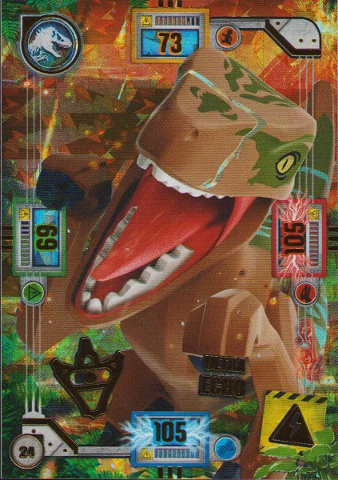 Jurassic World Trading Card Game (French) Series 1 - # 24 Ultra Echo