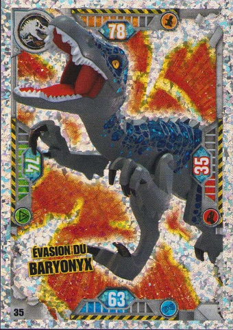 Jurassic World Trading Card Game (French) Series 1 - # 35 Évasion du Baryonyx