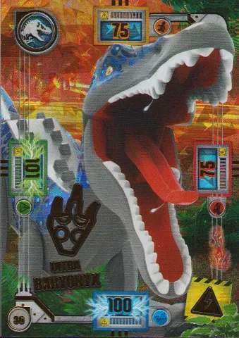 Jurassic World Trading Card Game (French) Series 1 - # 36 Ultra Baryonyx