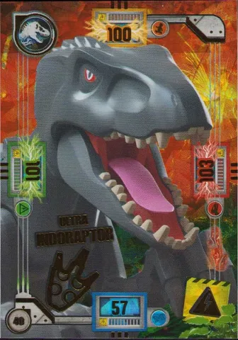 Jurassic World Trading Card Game (French) Series 1 - # 40 Ultra Indoraptor