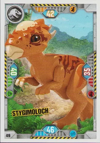 Jurassic World Trading Card Game (French) Series 1 - # 49 Stygimoloch