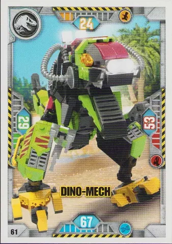 Jurassic World Trading Card Game (French) Series 1 - # 61 Dino-Mech