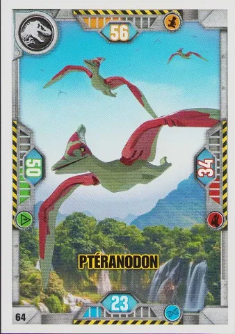 Jurassic World Trading Card Game (French) Series 1 - # 64 Ptéranodon